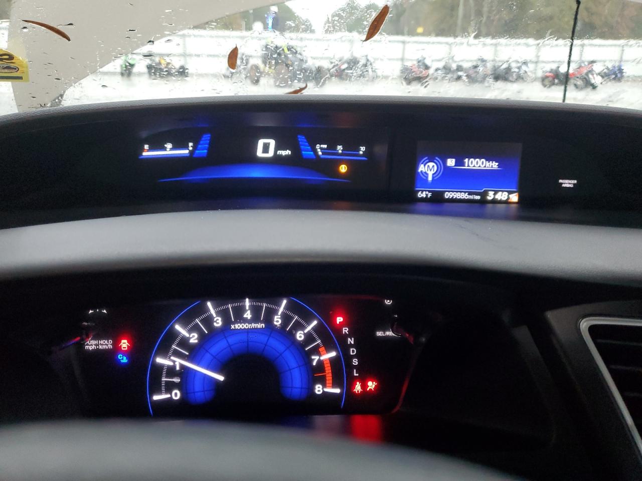 2015 Honda Civic VIN 2HGFG3B58FH517844 Copart auction photo, front end damage thumbnail 9