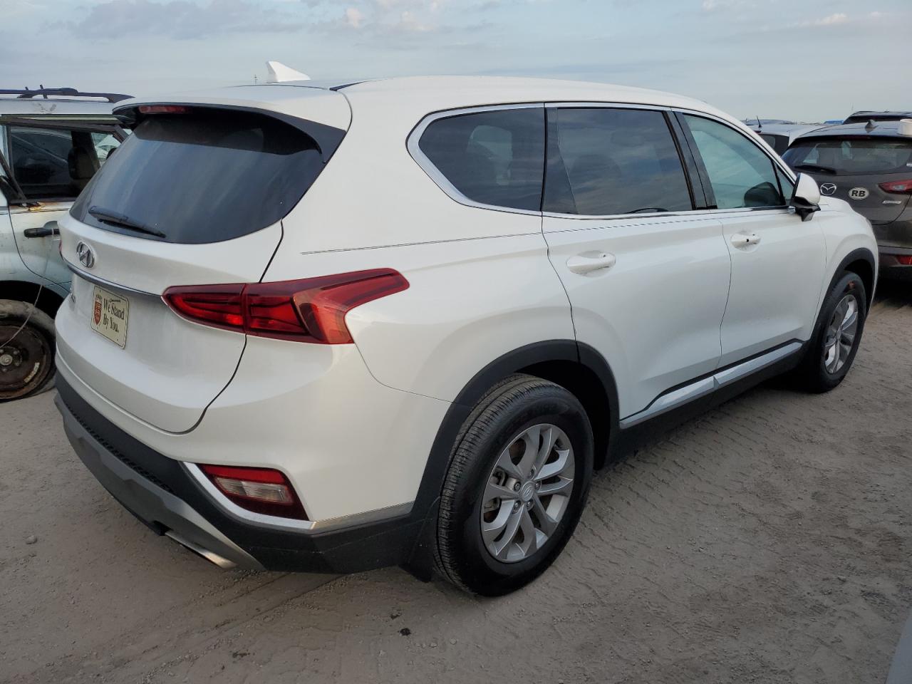 2020 Hyundai Santa Fe VIN 5NMS33AD4LH180977 Copart auction photo, water/flood damage thumbnail 3
