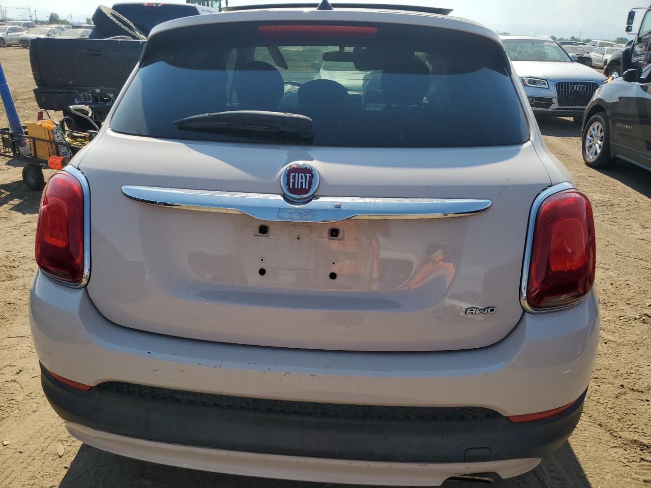 2016 Fiat 500 VIN ZFBCFYBT0GP337954 Copart auction photo, front end / side damage thumbnail 6