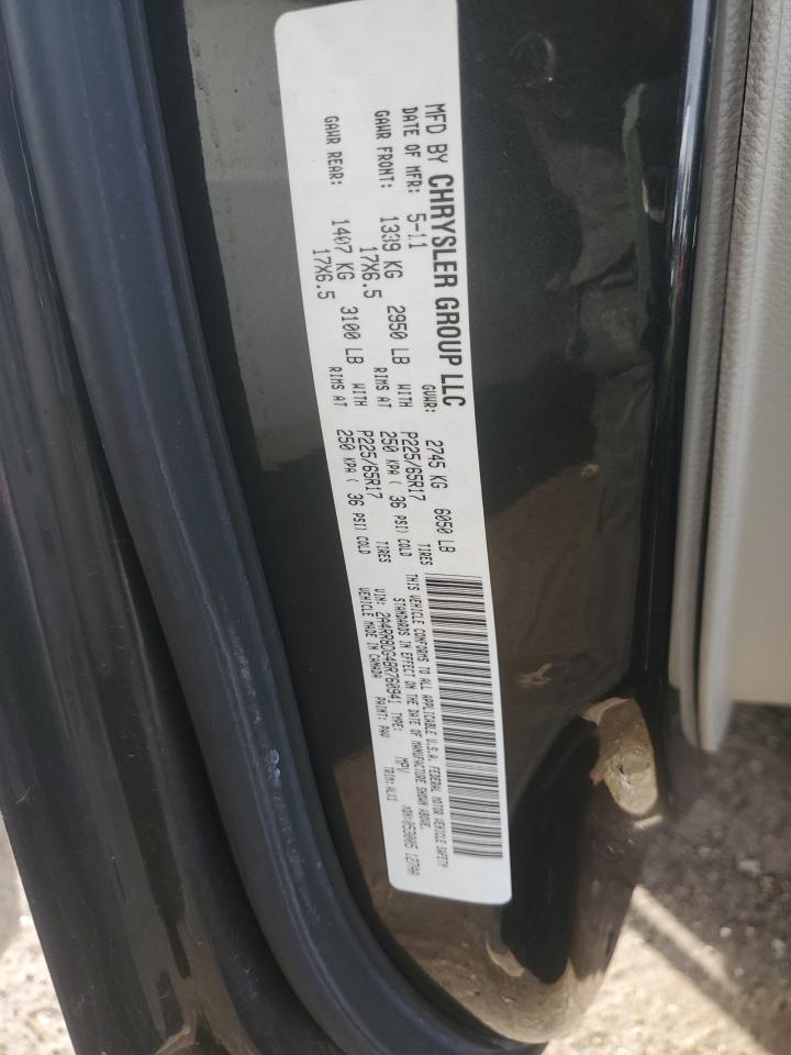 2011 Chrysler Town & Country VIN 2A4RR8DG4BR760941 Copart auction photo, front end / minor dent/scratches damage thumbnail 14