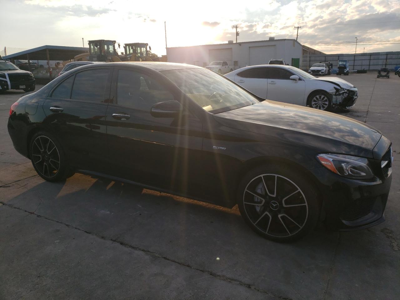 2018 Mercedes-Benz C-klasse VIN 55SWF6EB2JU257667 Copart auction photo, water/flood damage thumbnail 4