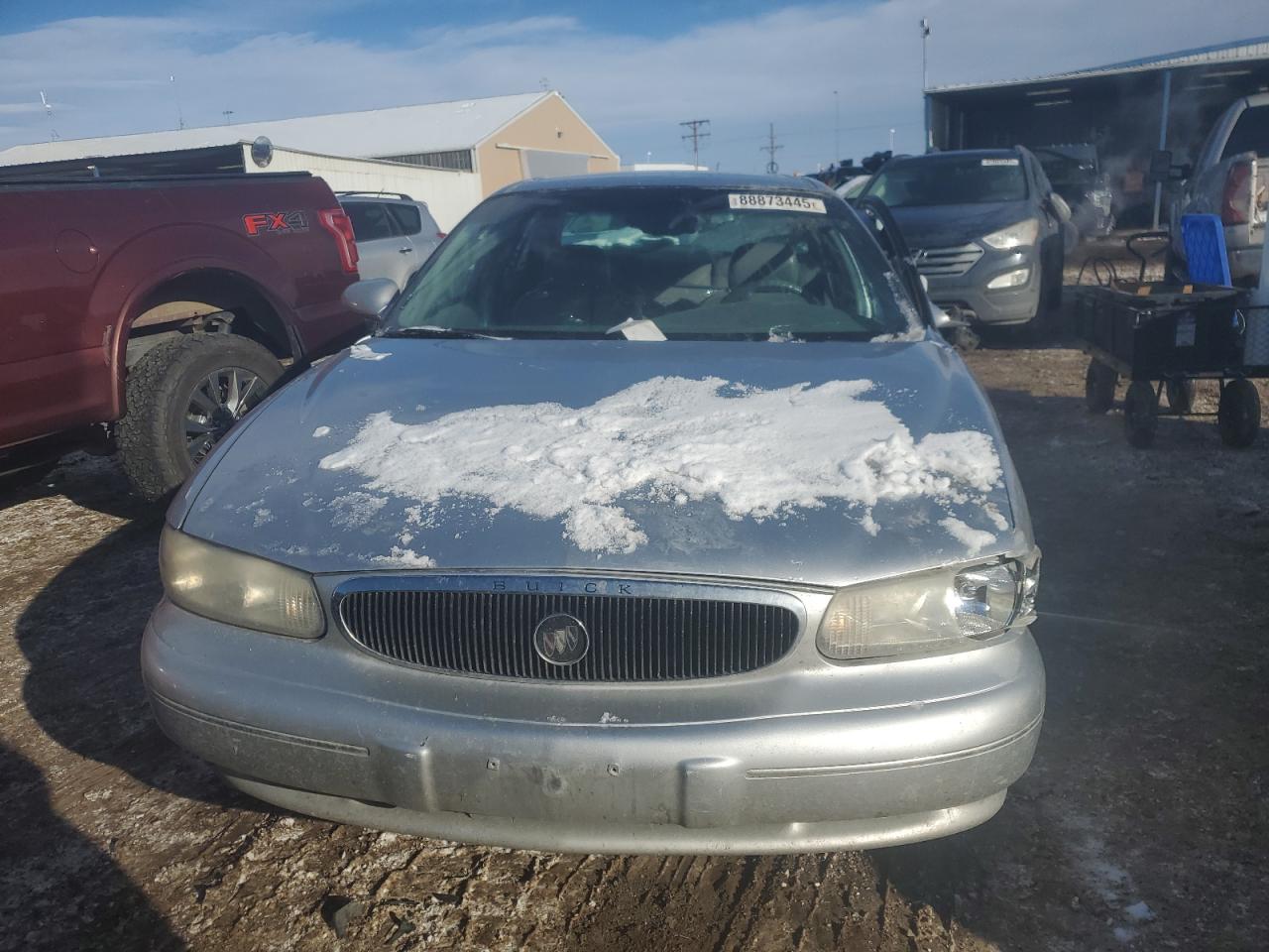 2002 Buick Century VIN 2G4WY55J121122189 Copart auction photo, side / front end damage thumbnail 5