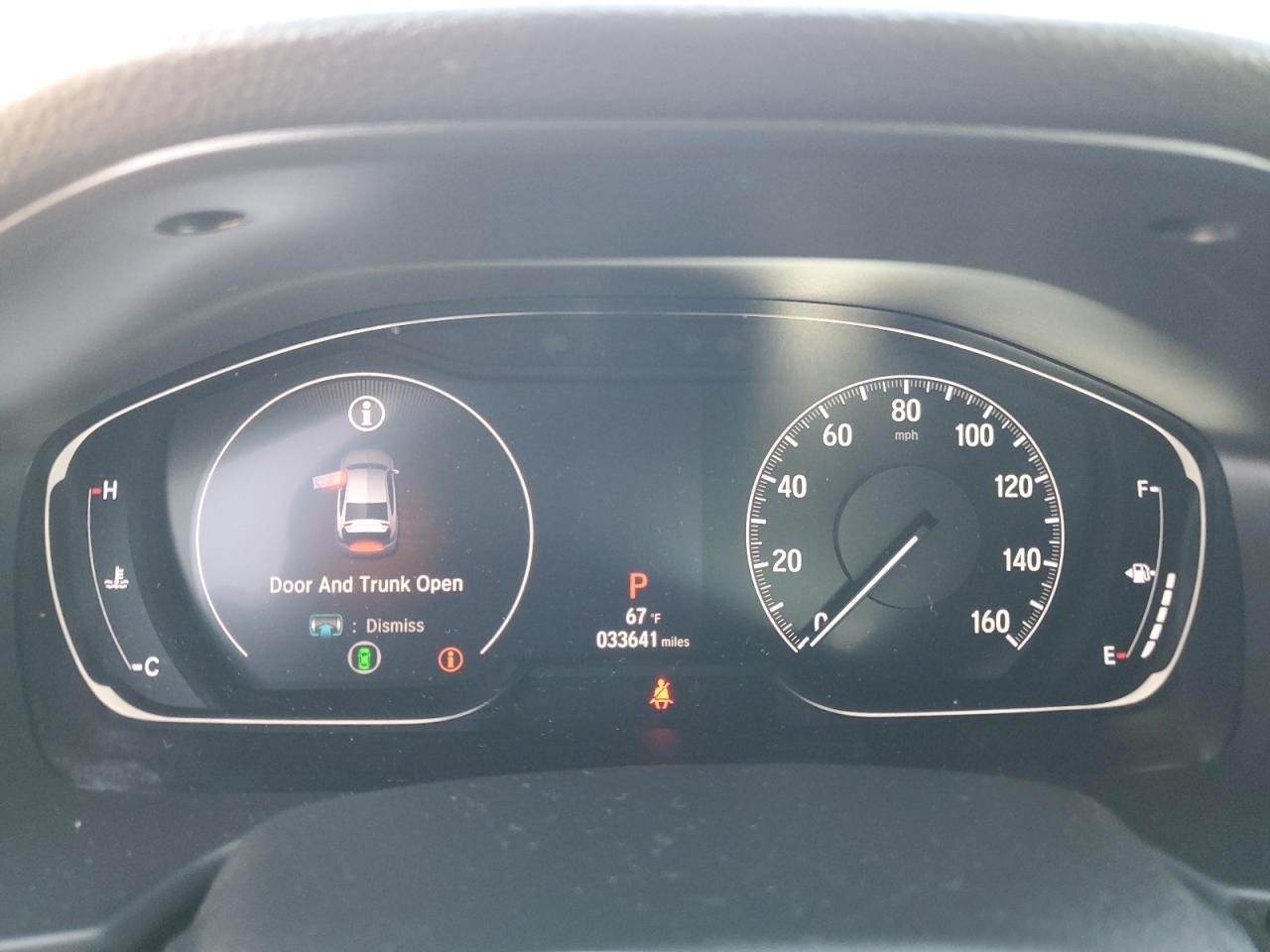 2019 Honda Accord VIN 1HGCV1F3XKA135832 Copart auction photo, rear end damage thumbnail 9