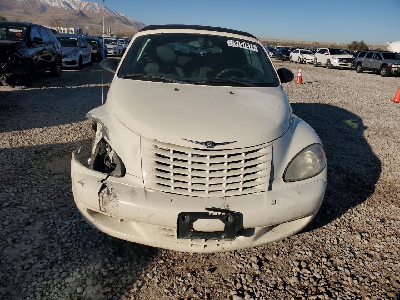 2005 Chrysler PT Cruiser VIN 3C3EY55E65T506348 Copart auction photo, front end / rear end damage thumbnail 5