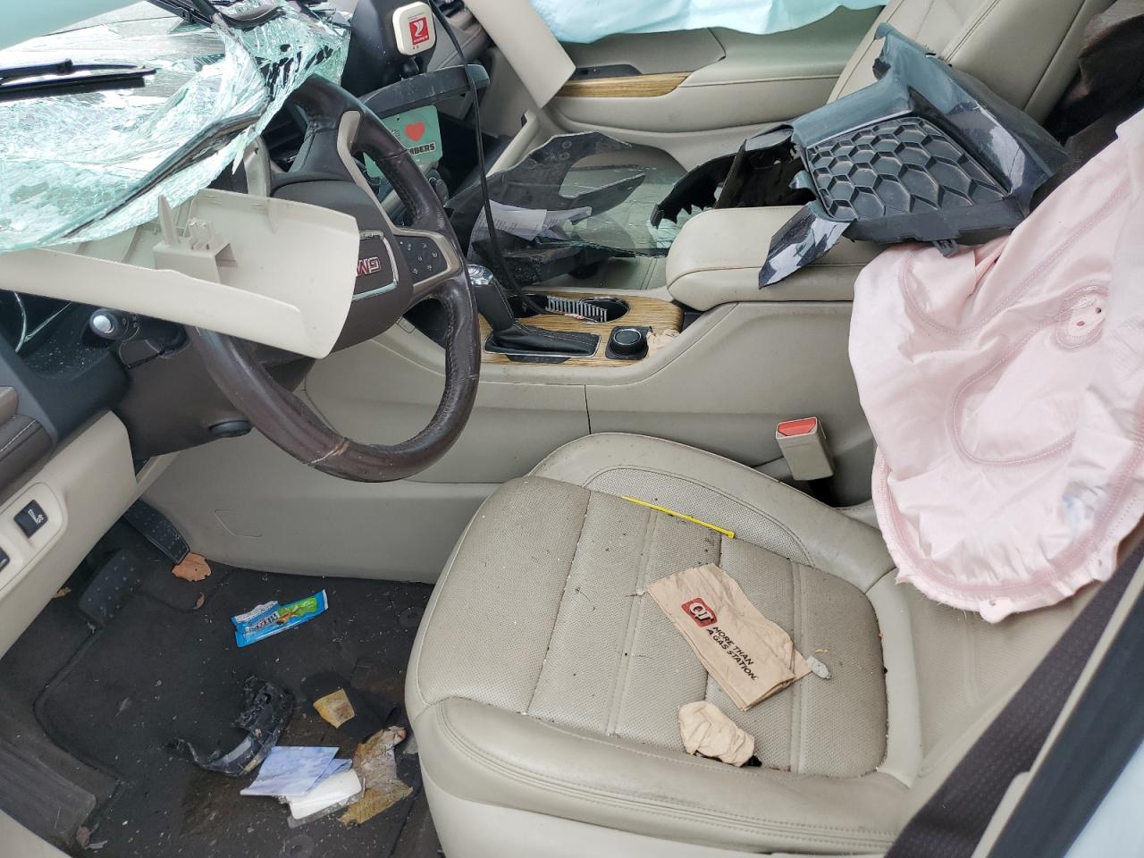 2018 GMC Acadia VIN 1GKKNXLS8JZ120033 Copart auction photo, all over / undercarriage damage thumbnail 7