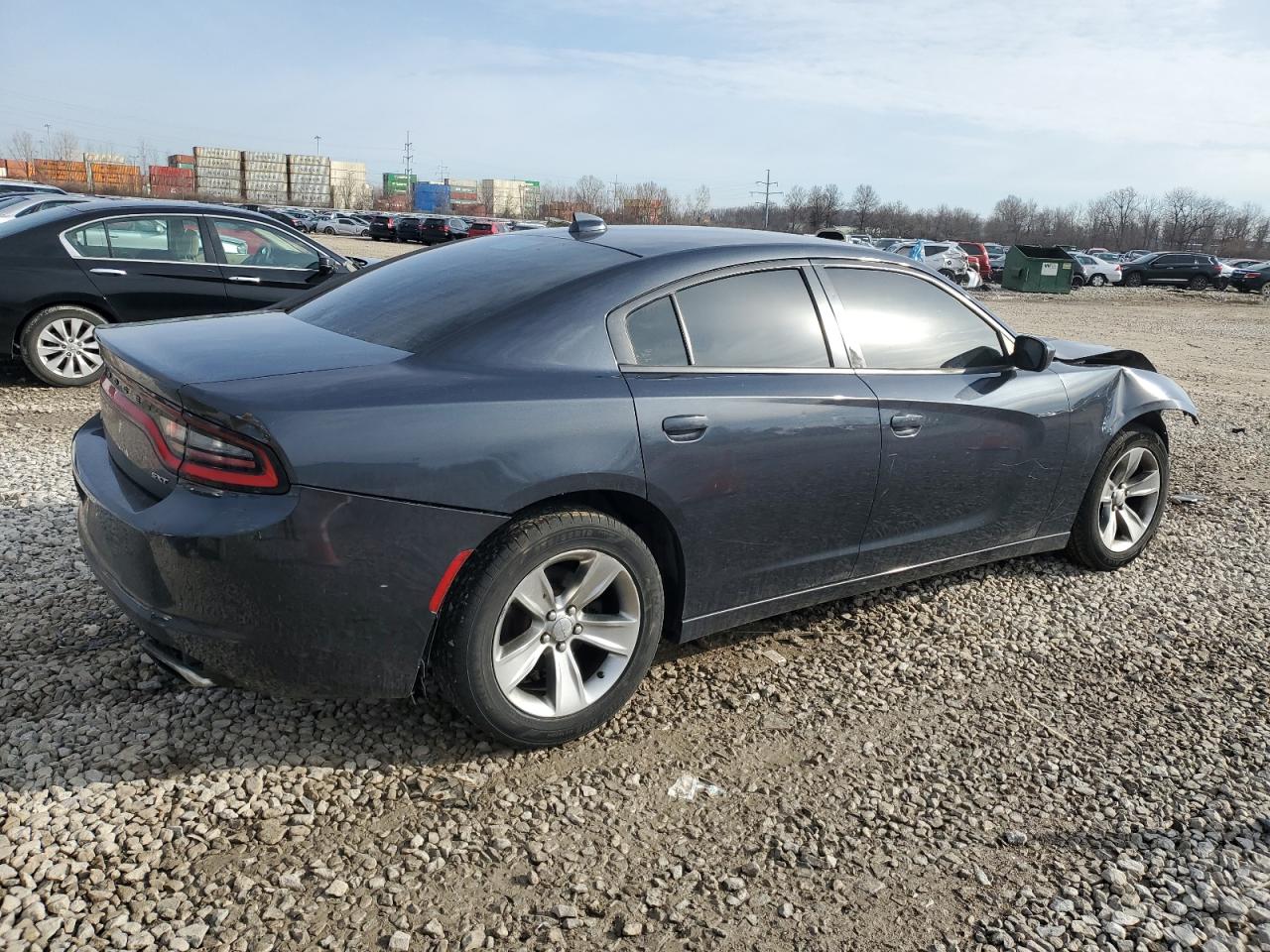 2016 Dodge Charger VIN 2C3CDXHG9GH178429 Copart auction photo, front end / rear end damage thumbnail 3