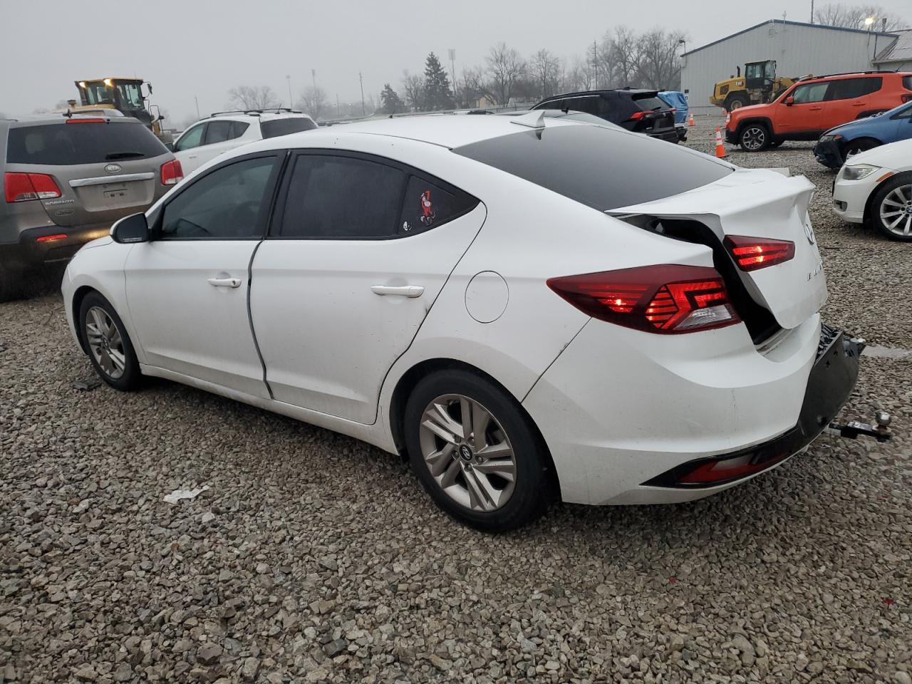 2020 Hyundai Elantra VIN 5NPD84LF4LH500297 Copart auction photo, rear end damage thumbnail 2
