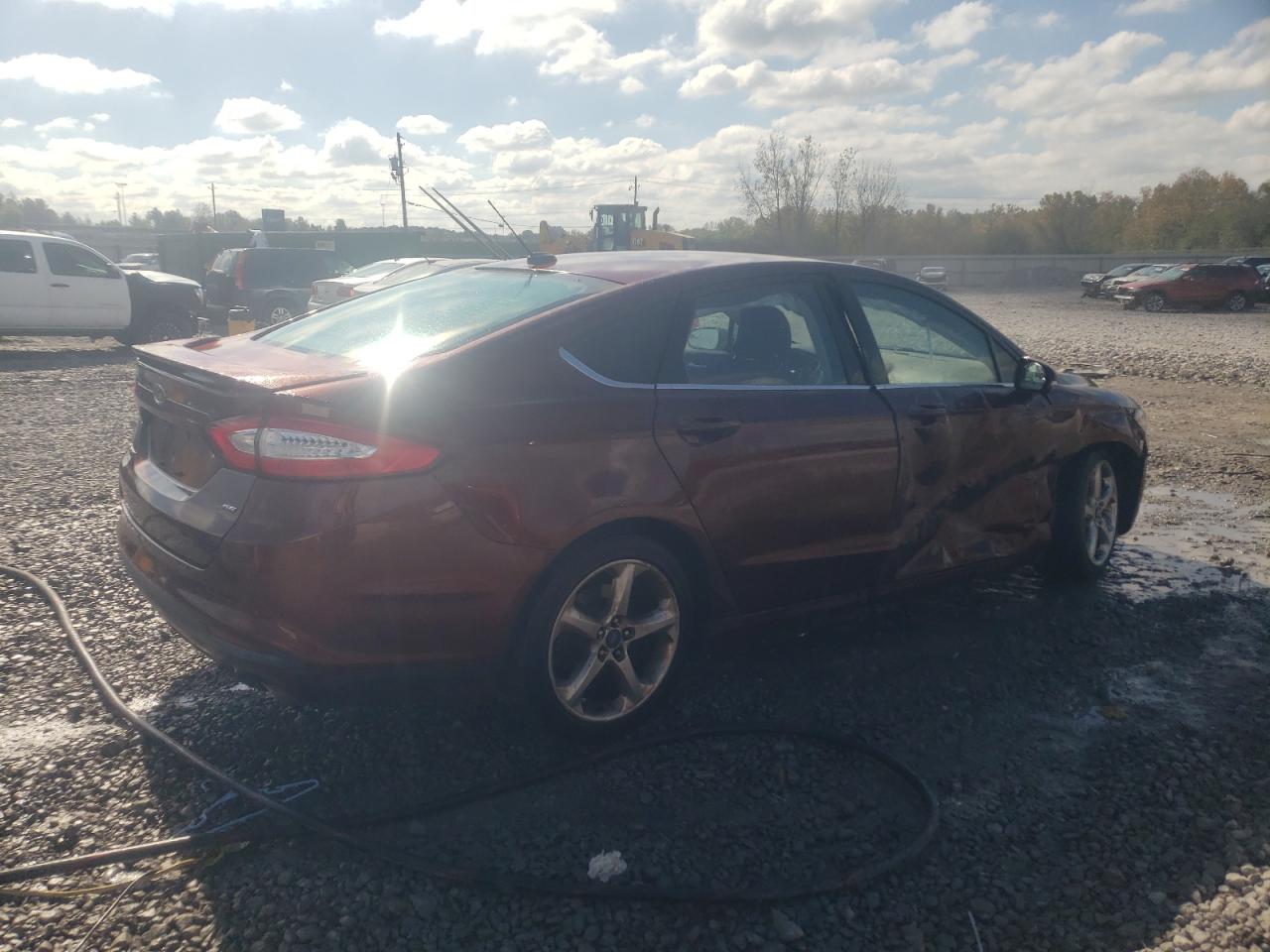 2015 Ford Fusion VIN 3FA6P0H77FR214344 Copart auction photo, side damage thumbnail 3