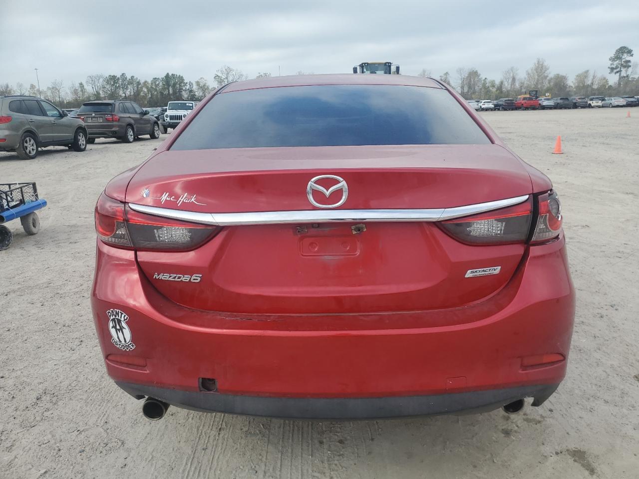 2016 Mazda 6 VIN JM1GJ1V50G1452475 Copart auction photo, side damage thumbnail 6