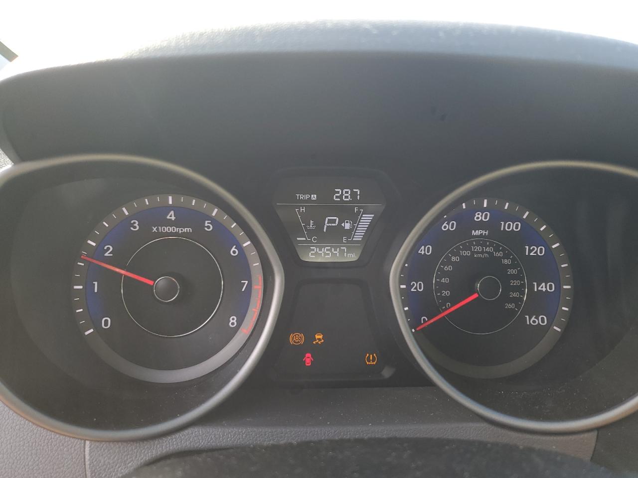 2016 Hyundai Elantra VIN KMHDH4AE7GU526345 Copart auction photo, front end damage thumbnail 9