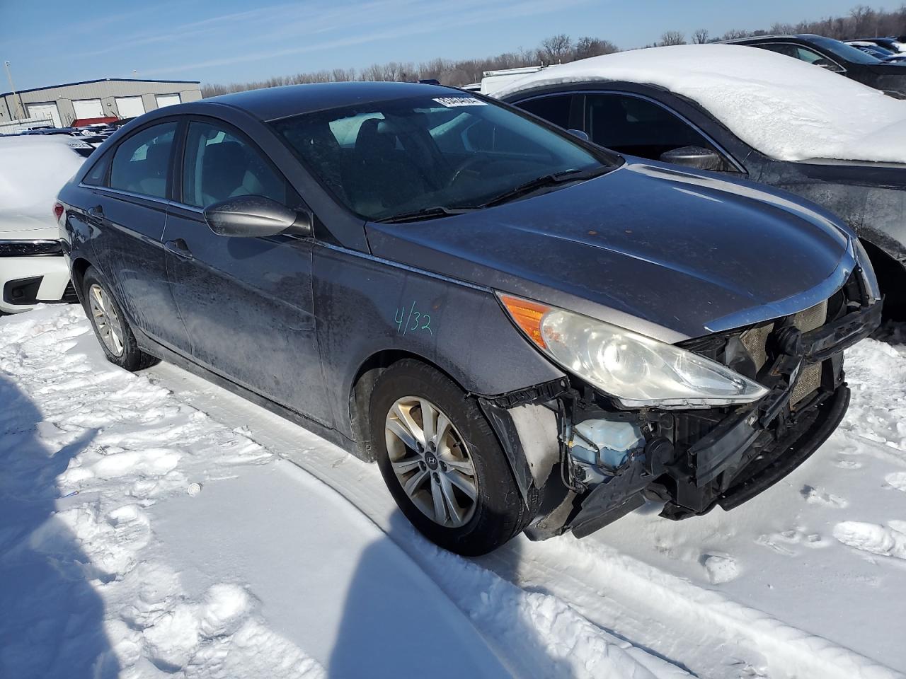 2013 Hyundai Sonata VIN 5NPEB4AC3DH781122 Copart auction photo, all over damage thumbnail 4