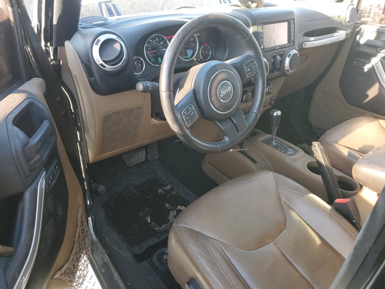 2015 Jeep Wrangler VIN 1C4HJWEGXFL567879 Copart auction photo, top/roof damage thumbnail 8