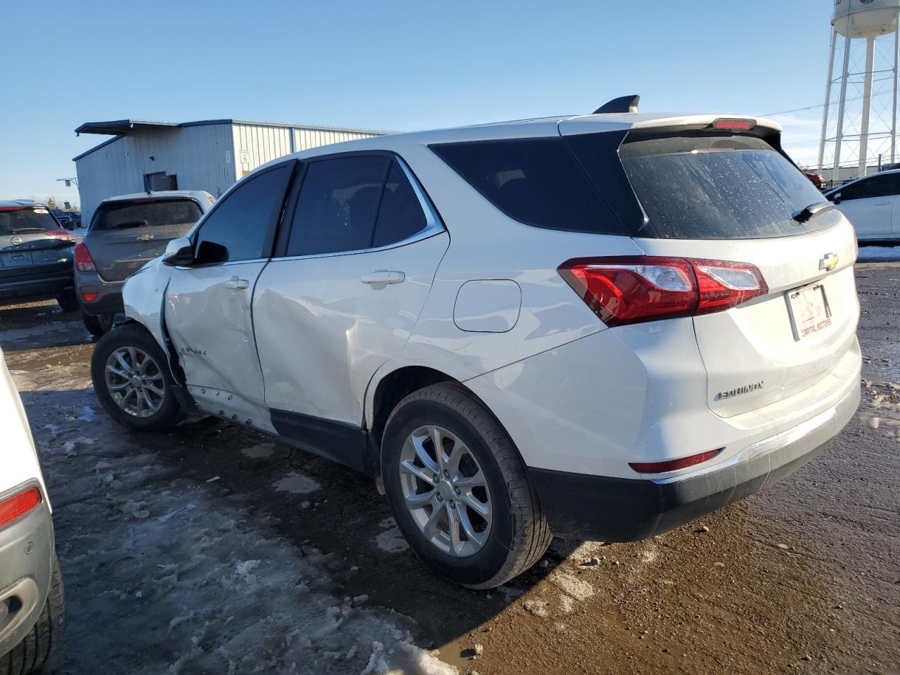 2021 Chevrolet Equinox VIN 2GNAXUEV9M6106155 Copart auction photo, front end / side damage thumbnail 2