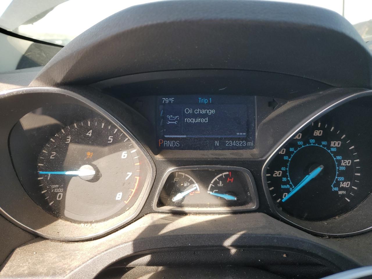 2014 Ford Escape VIN 1FMCU0F70EUA10433 Copart auction photo, front end / rear end damage thumbnail 9