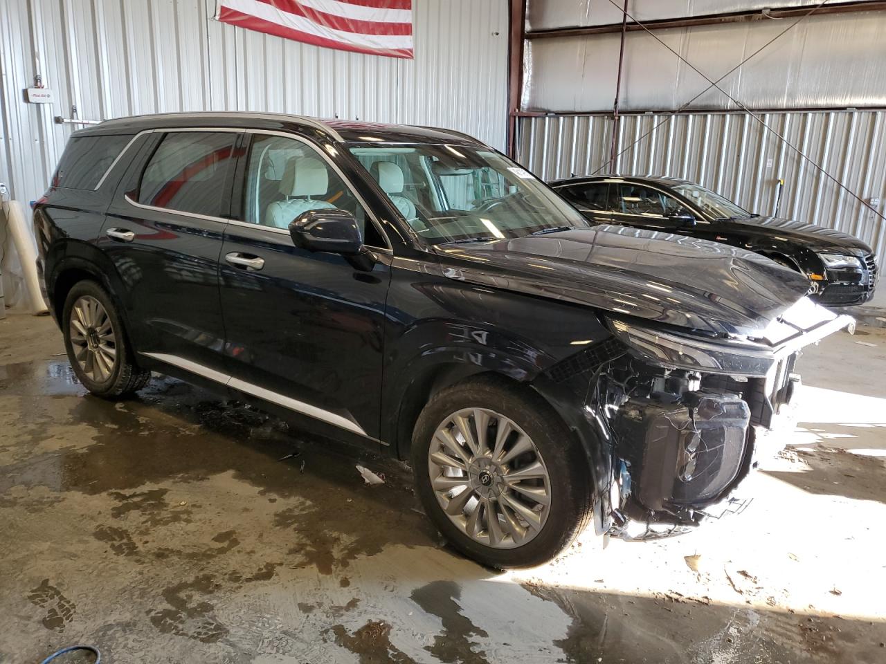 2020 Hyundai Palisade VIN KM8R5DHE7LU123917 Copart auction photo, front end damage thumbnail 4