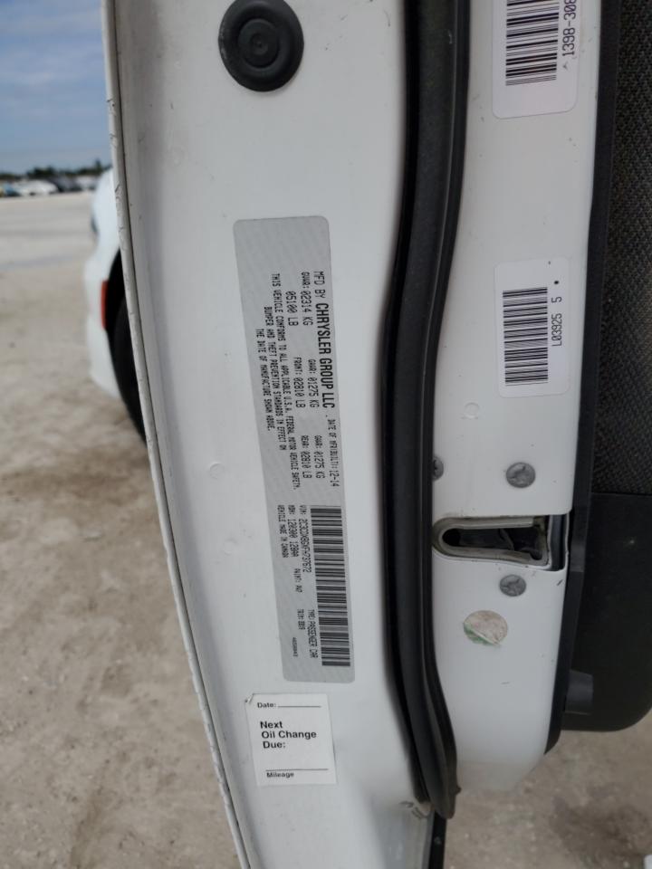 2015 Dodge Charger VIN 2C3CDXBGXFH737672 Copart auction photo, front end damage thumbnail 12