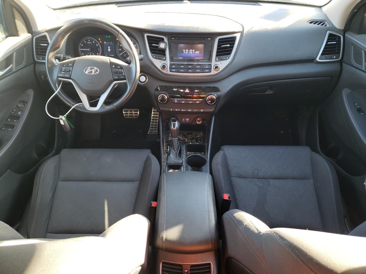 2017 Hyundai Tucson VIN KM8J33A28HU506110 Copart auction photo, undercarriage / rear end damage thumbnail 8
