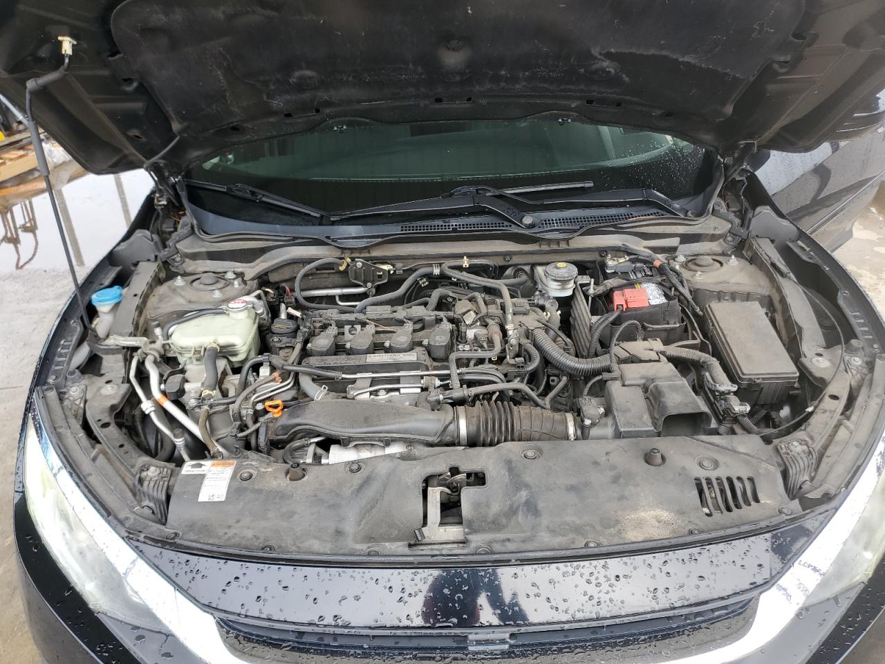 2017 Honda Civic VIN 2HGFC1F30HH650545 Copart auction photo, rear end / side damage thumbnail 12