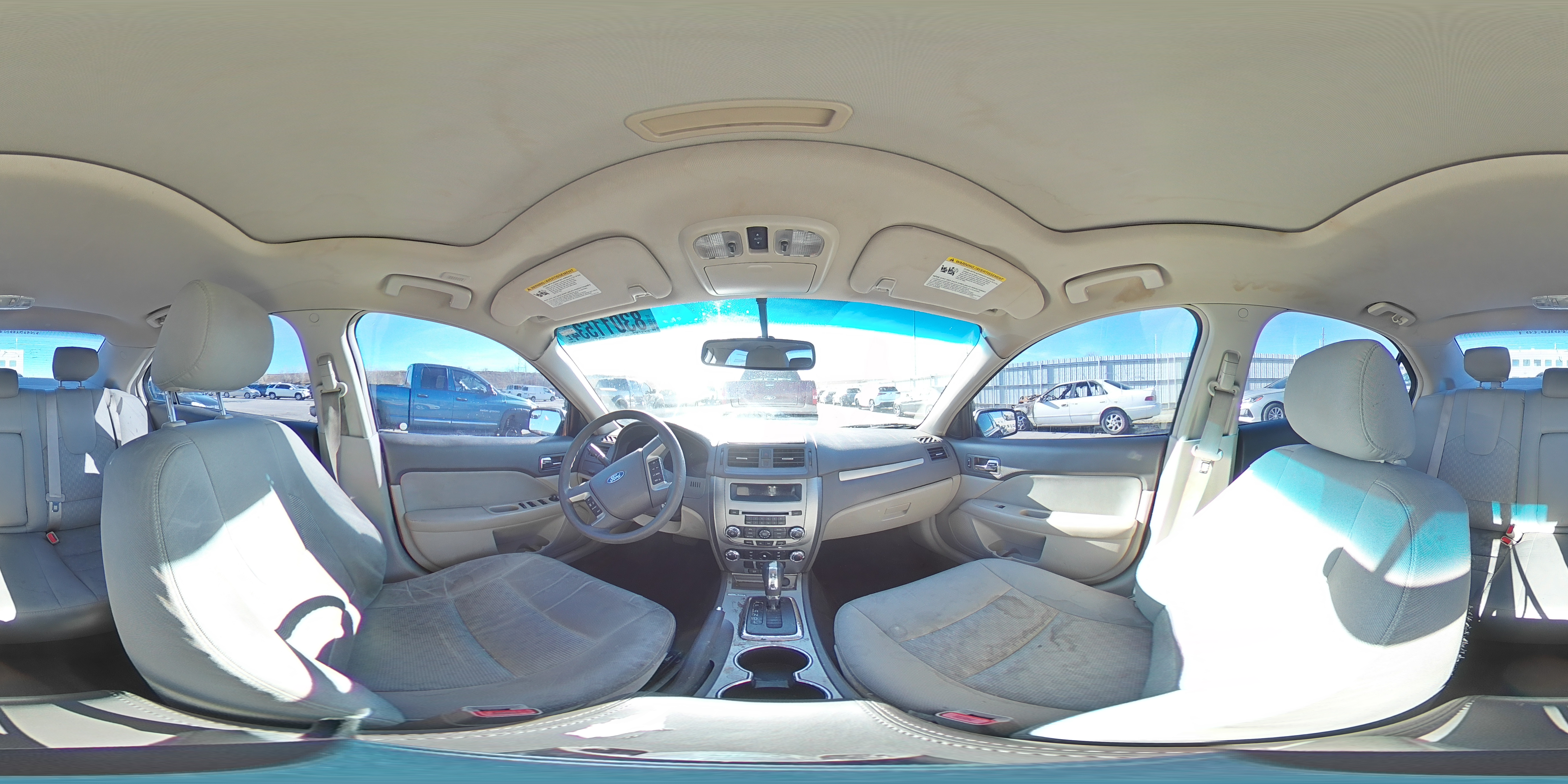 2012 Ford Fusion VIN 3FAHP0HA7CR193382 Copart auction photo, rear end / front end damage thumbnail 14