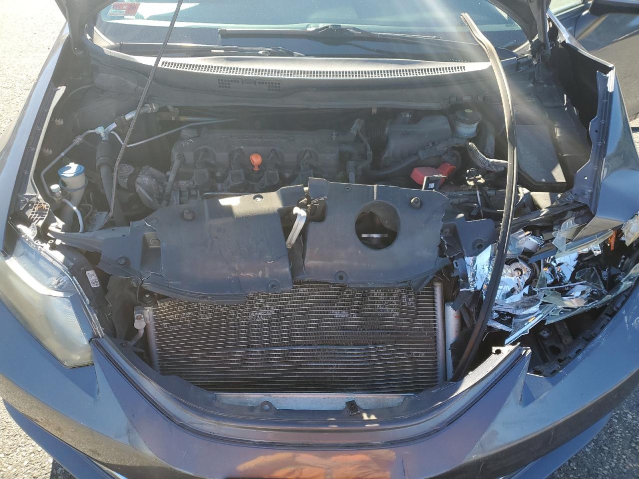 2014 Honda Civic VIN 2HGFB2F59EH508362 Copart auction photo, front end / minor dent/scratches damage thumbnail 12