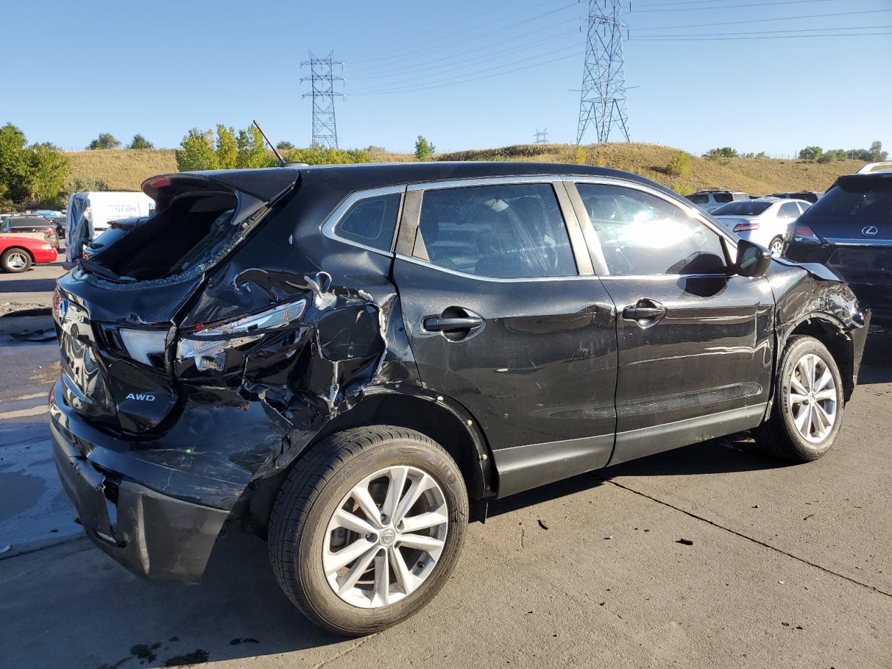 2017 Nissan Rogue VIN JN1BJ1CR6HW112058 Copart auction photo, front end / rear end damage thumbnail 3