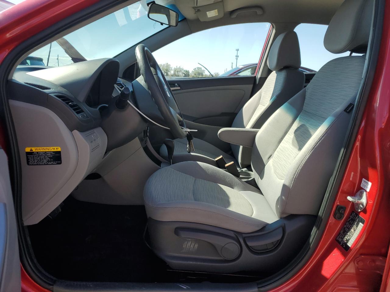 2016 Hyundai Accent VIN KMHCT4AE9GU072867 Copart auction photo, front end damage thumbnail 7