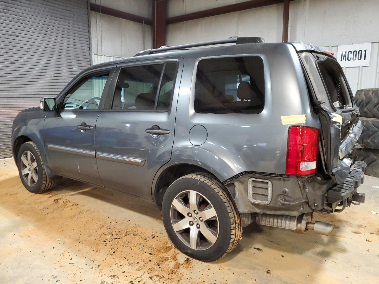 2013 Honda Pilot VIN 5FNYF4H93DB018950 Copart auction photo, rear end / side damage thumbnail 2