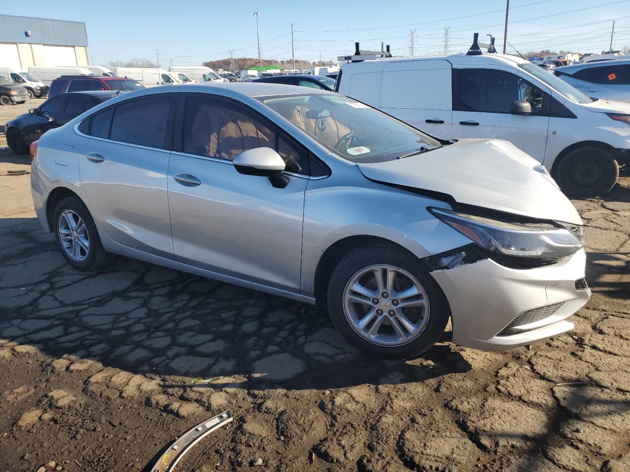2016 Chevrolet Cruze VIN 1G1BE5SM6G7250585 Copart auction photo, front end / side damage thumbnail 4