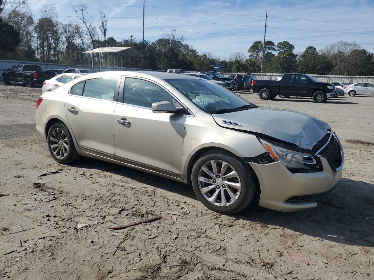 2014 Buick LaCrosse VIN 1G4GB5G34EF126299 Copart auction photo, front end damage thumbnail 4