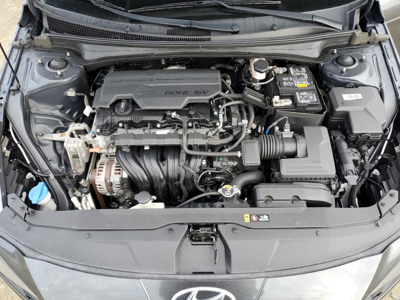 2021 Hyundai Elantra VIN 5NPLM4AG2MH023499 Copart auction photo, front end damage thumbnail 11