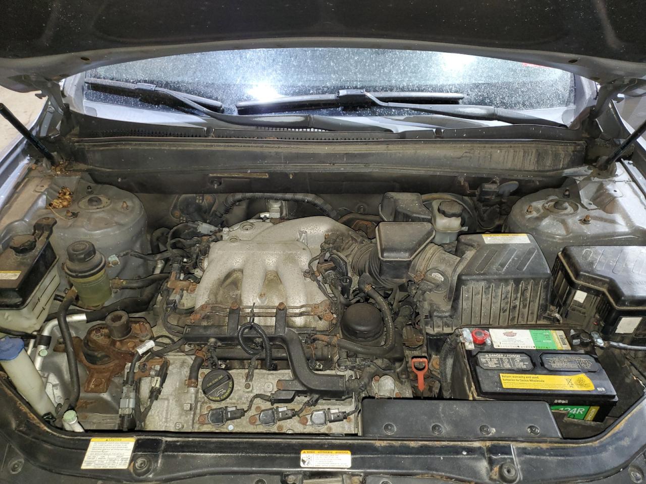 2008 Hyundai Santa Fe VIN 5NMSH73E08H138814 Copart auction photo, front end / side damage thumbnail 13