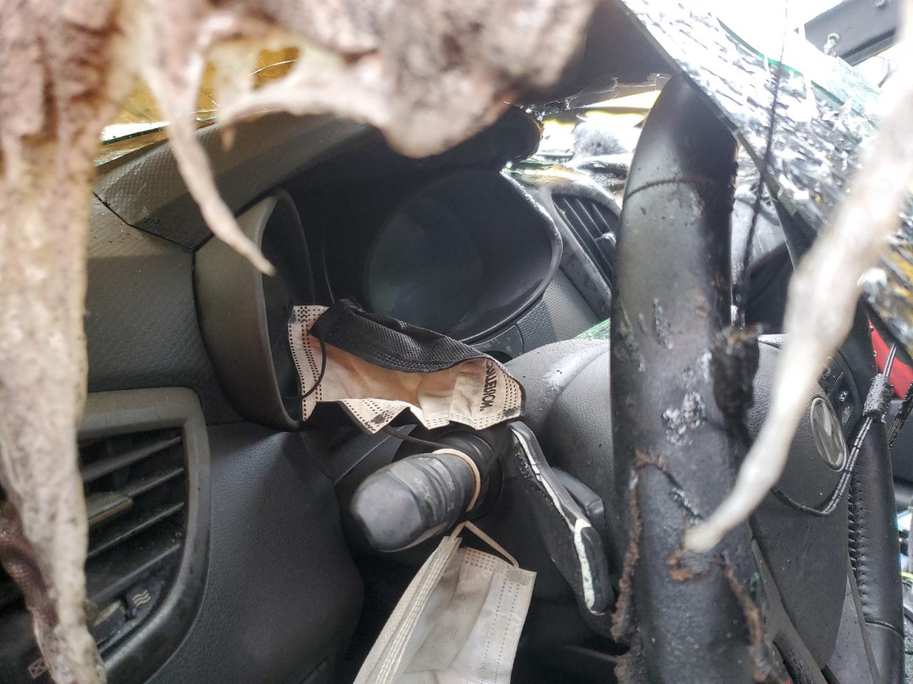 2015 Hyundai Veloster VIN KMHTC6AE5FU239834 Copart auction photo, burn damage thumbnail 9