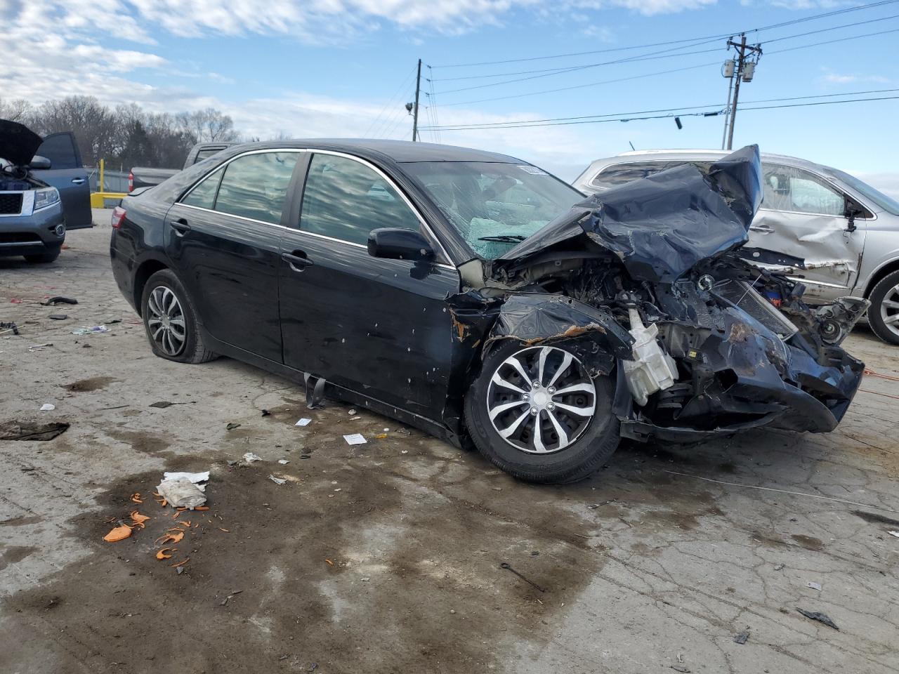 2011 Toyota Camry VIN 4T4BF3EK8BR184202 Copart auction photo, all over damage thumbnail 4