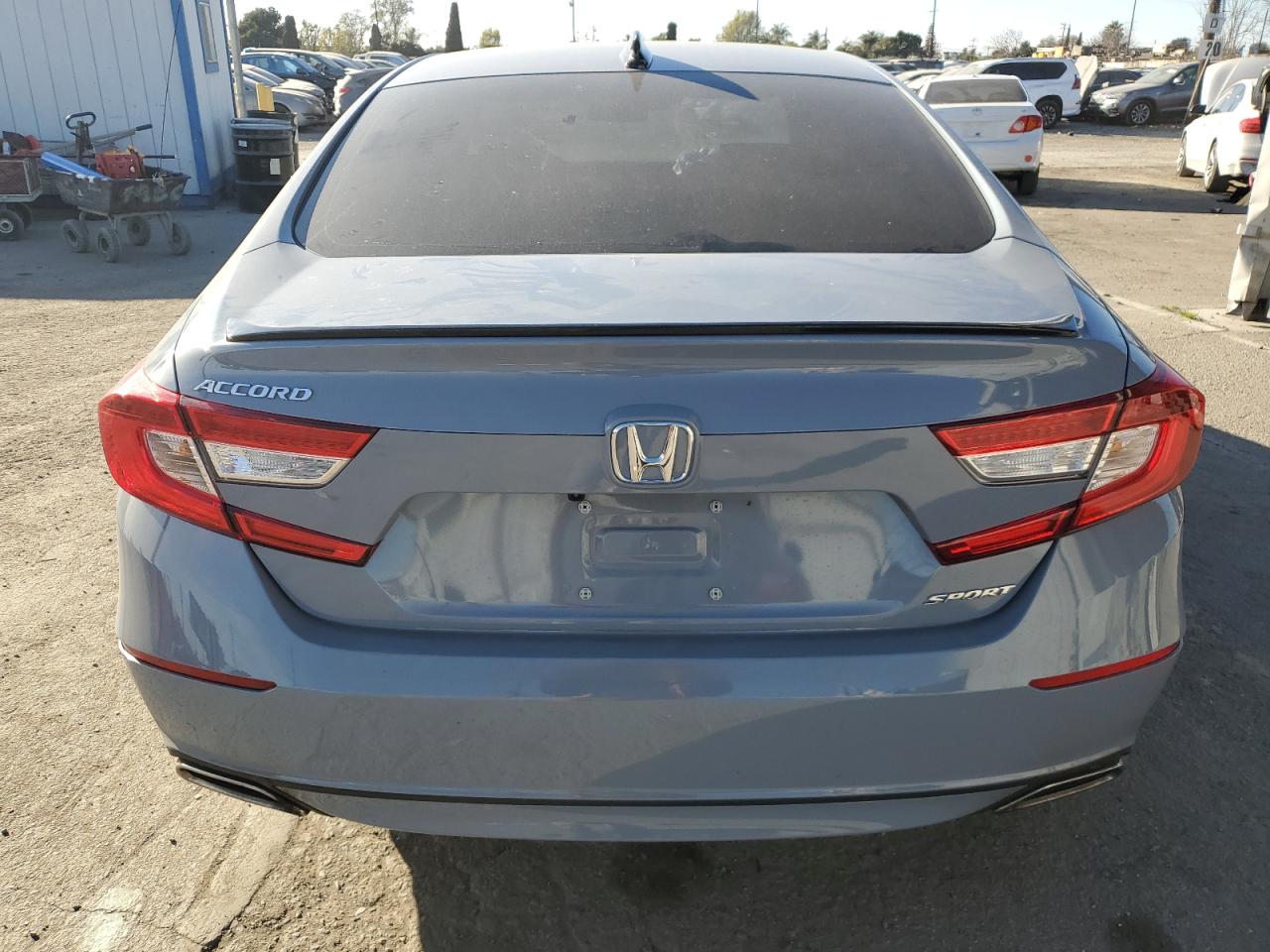 2022 Honda Accord VIN 1HGCV1F31NA112721 Copart auction photo, front end / side damage thumbnail 6