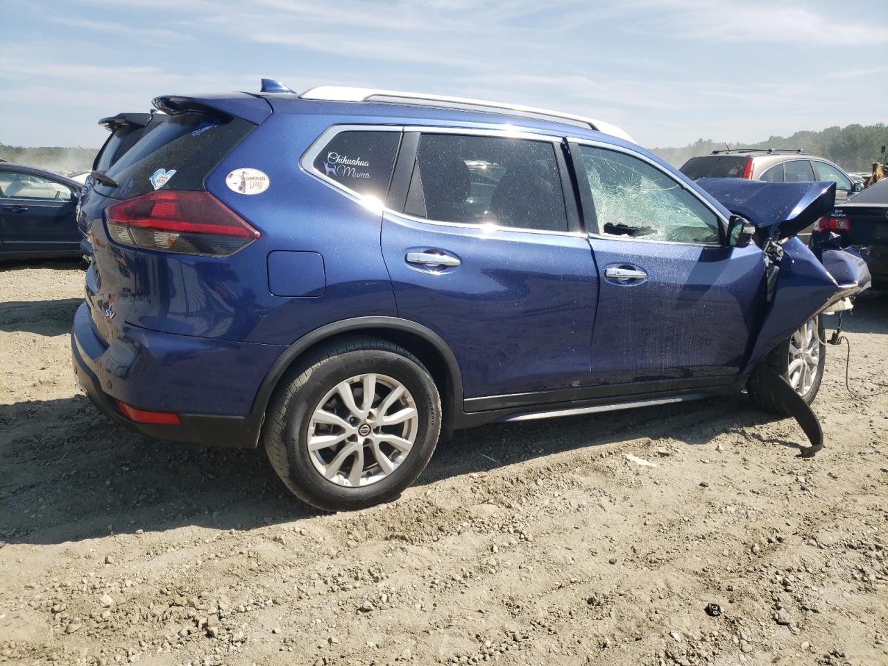 2019 Nissan Rogue VIN KNMAT2MT2KP546403 Copart auction photo, all over damage thumbnail 3