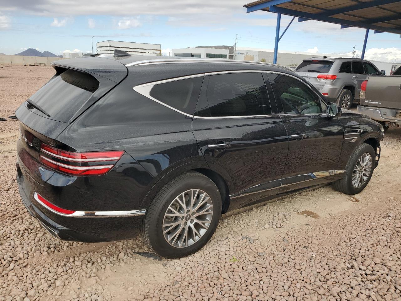 2021 Genesis Gv80 VIN KMUHBDSB8MU041121 Copart auction photo, front end damage thumbnail 3