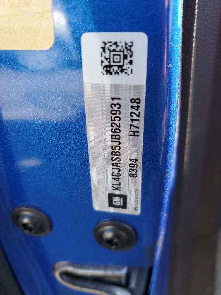 2018 Buick Encore VIN KL4CJASB5JB625931 Copart auction photo, undercarriage damage thumbnail 13