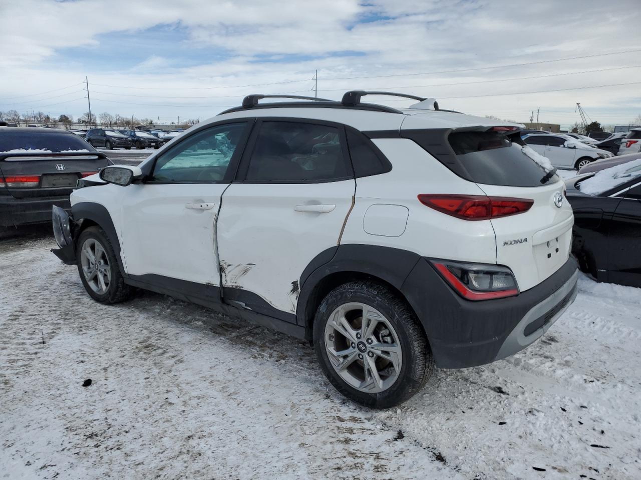 2023 Hyundai Kona VIN KM8K6CAB7PU929495 Copart auction photo, all over damage thumbnail 2
