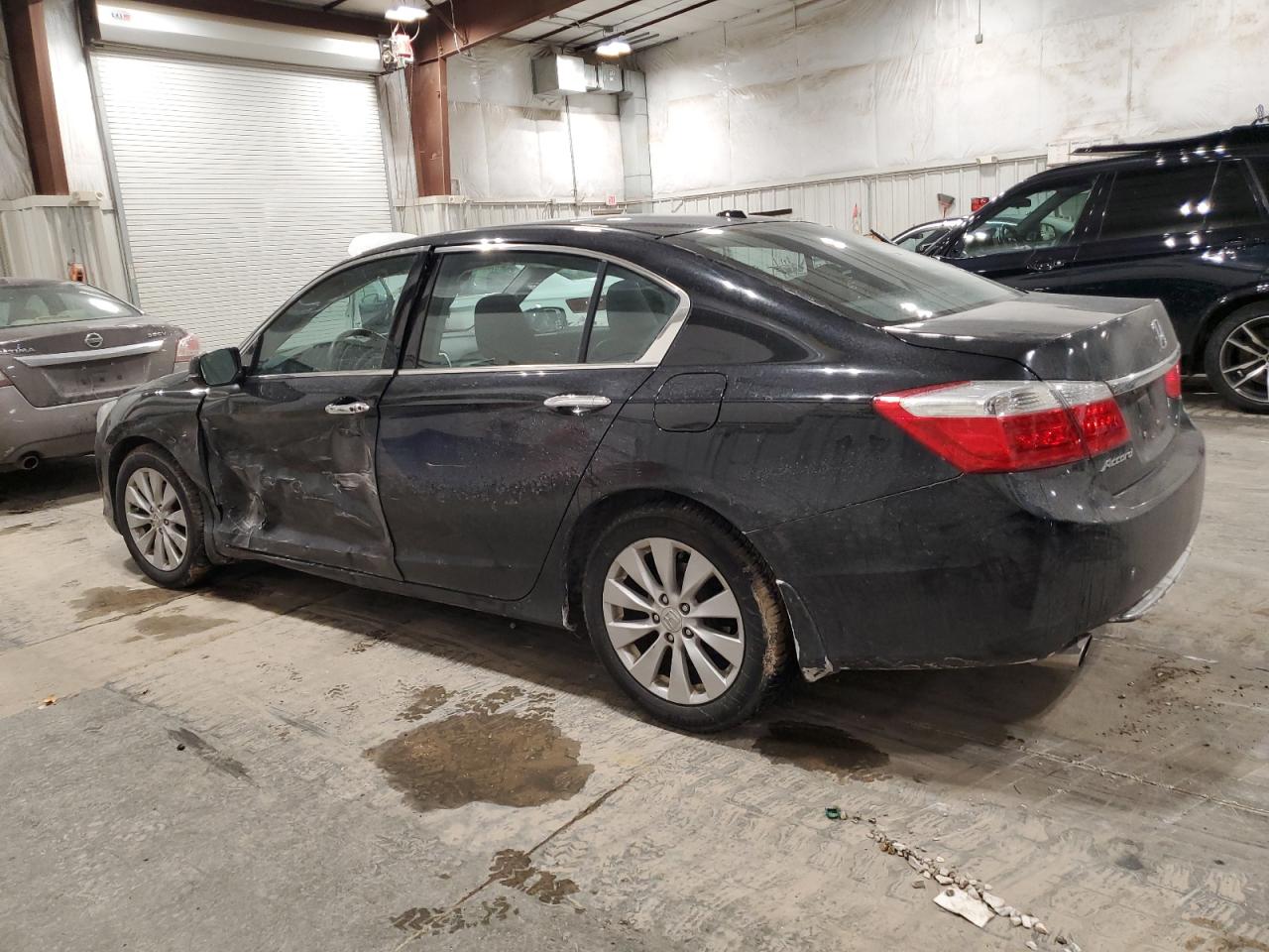 2015 Honda Accord VIN 1HGCR3F81FA002684 Copart auction photo, side damage thumbnail 2