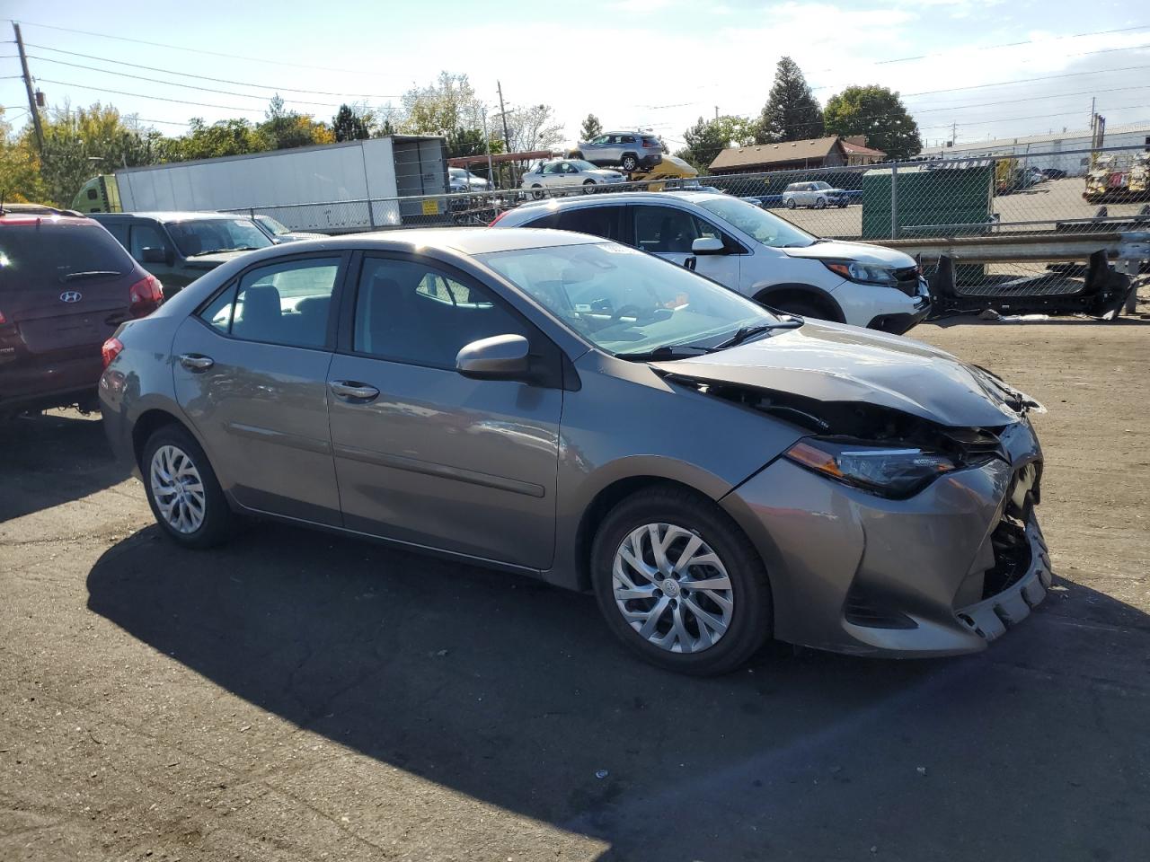 2019 Toyota Corolla VIN 2T1BURHE0KC172944 Copart auction photo, front end damage thumbnail 4