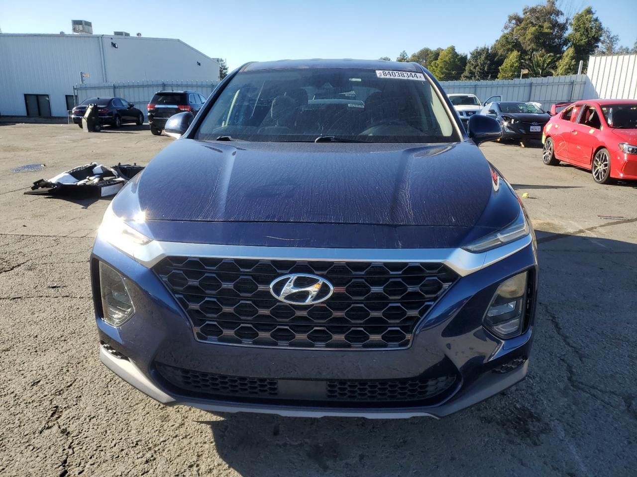 2019 Hyundai Santa Fe VIN 5NMS23AD9KH017162 Copart auction photo, rear end damage thumbnail 5