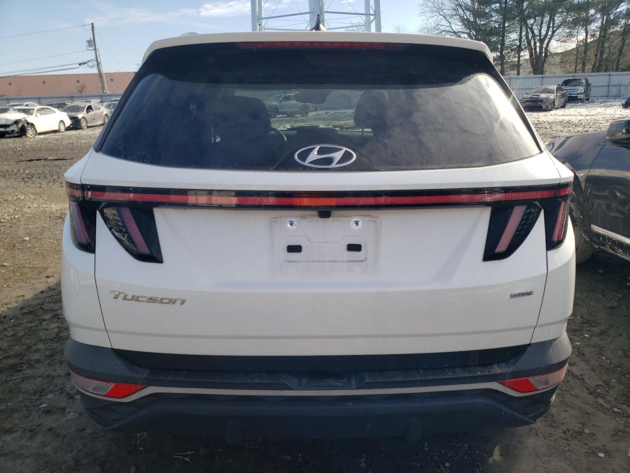 2022 Hyundai Tucson VIN 5NMJFCAE3NH095529 Copart auction photo, front end / side damage thumbnail 6