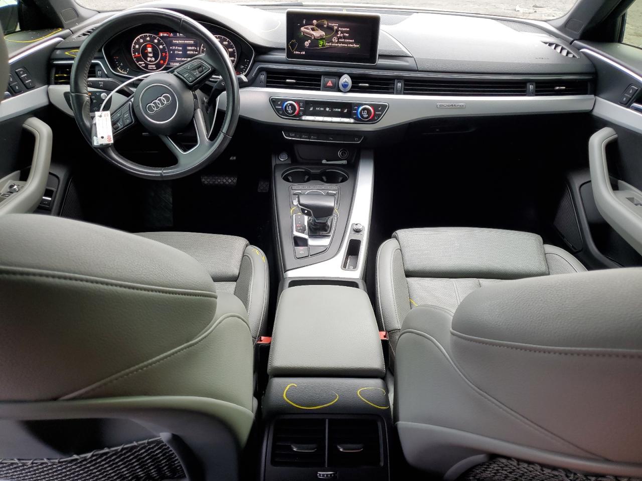 2017 Audi A4 VIN WAUFNAF42HN050101 Copart auction photo, front end / side damage thumbnail 8