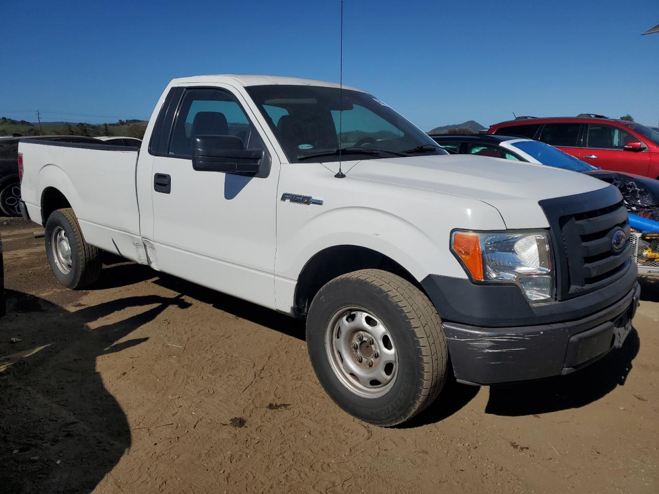 2012 Ford F-150 VIN 1FTMF1CM2CKD06226 Copart auction photo, vandalism damage thumbnail 4