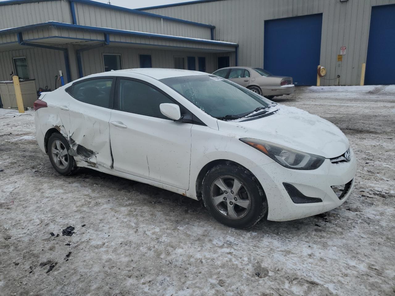2014 Hyundai Elantra VIN 5NPDH4AE4EH504430 Copart auction photo, side damage thumbnail 4