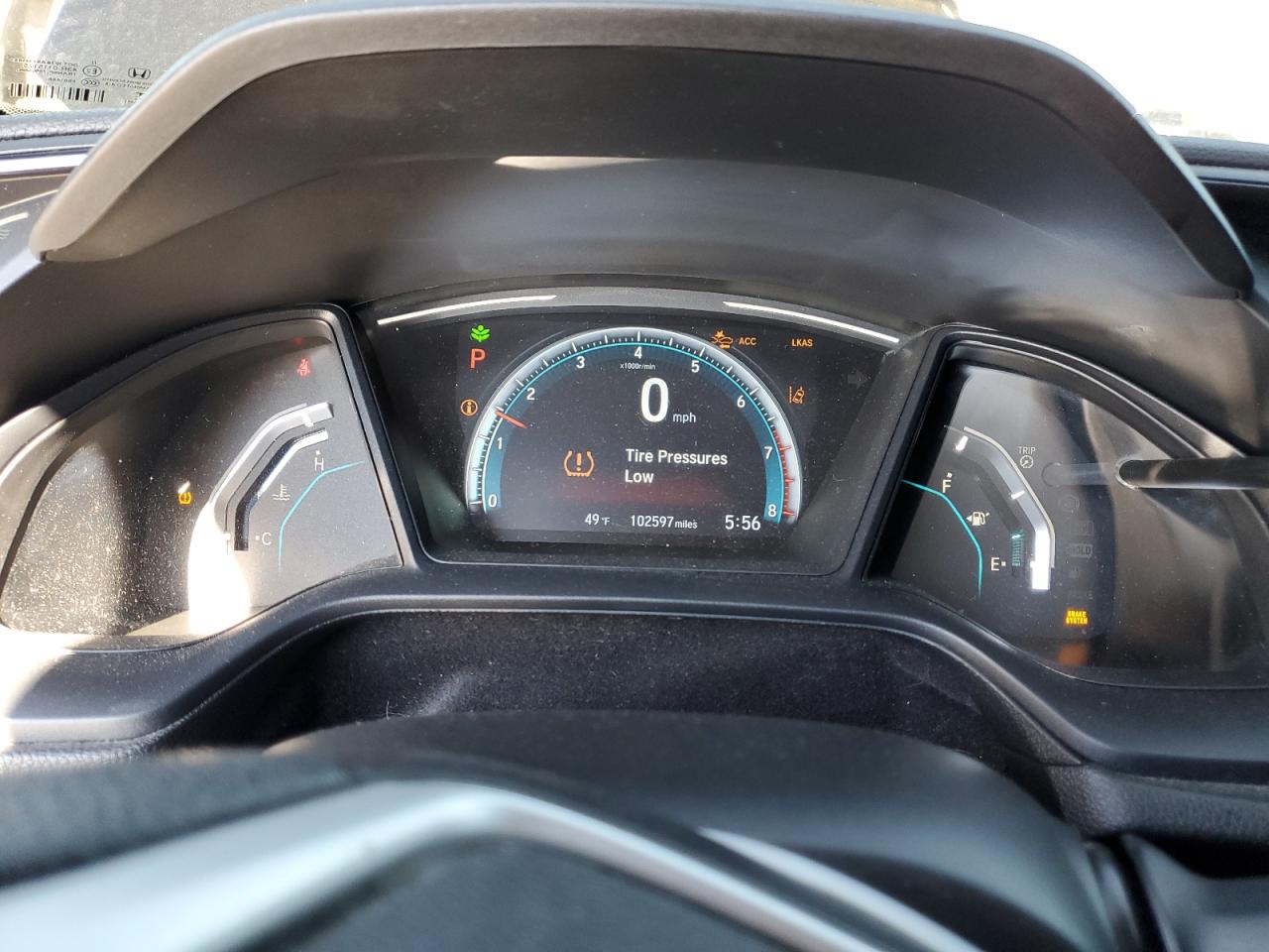 2019 Honda Civic VIN 2HGFC4B67KH305845 Copart auction photo, rear end / side damage thumbnail 9