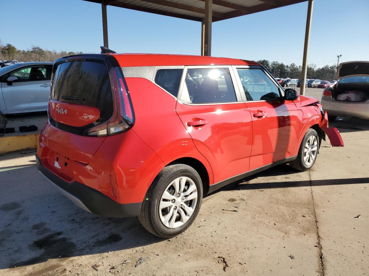 2023 KIA Soul VIN KNDJ23AU5P7217840 Copart auction photo, front end damage thumbnail 3