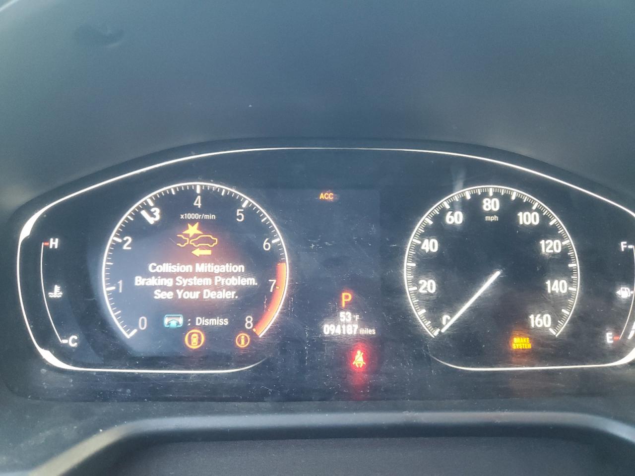 2018 Honda Accord VIN 1HGCV1F1XJA016837 Copart auction photo, vandalism damage thumbnail 9