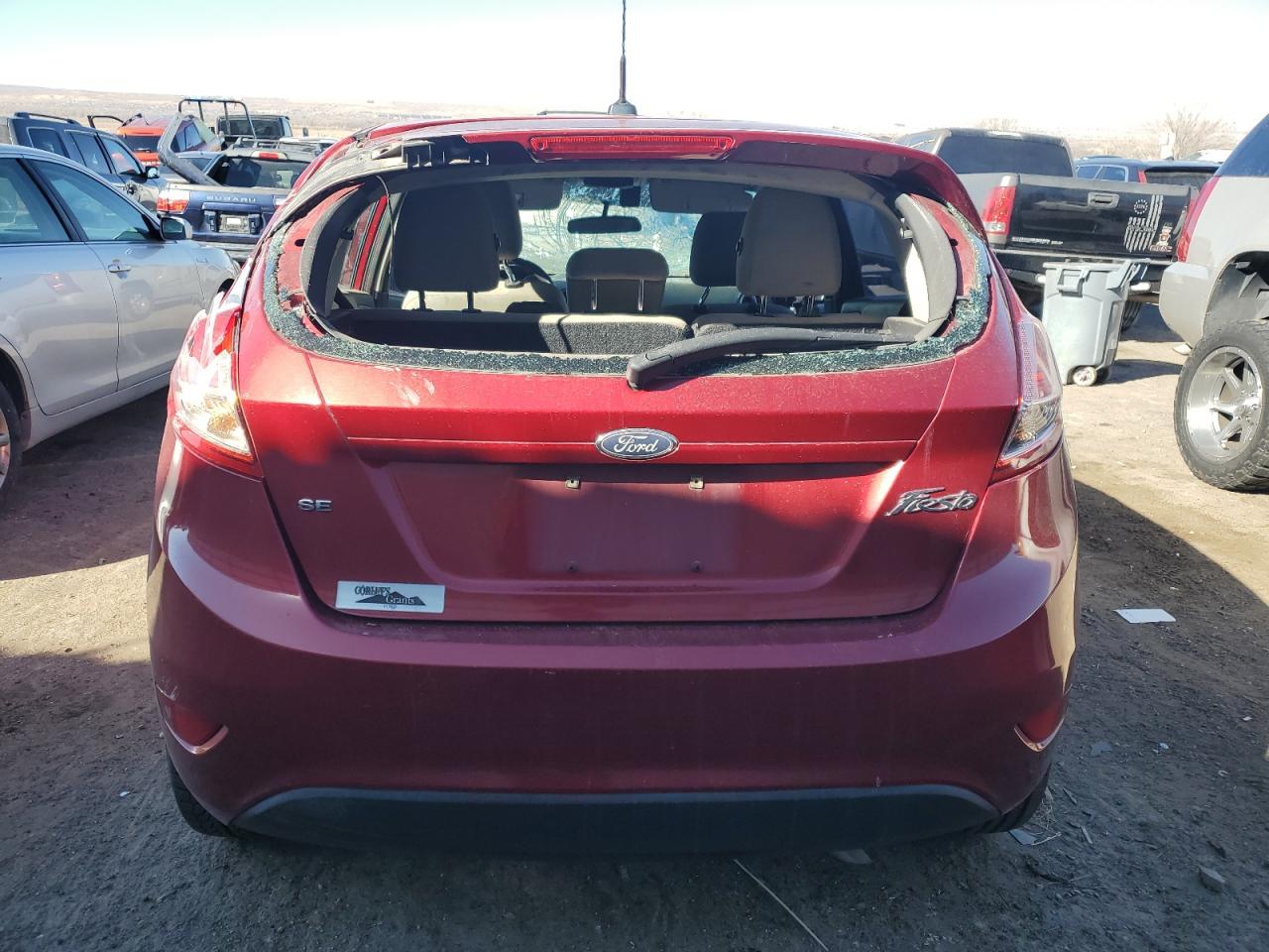2016 Ford Fiesta VIN 3FADP4EJ8GM208193 Copart auction photo, all over damage thumbnail 6