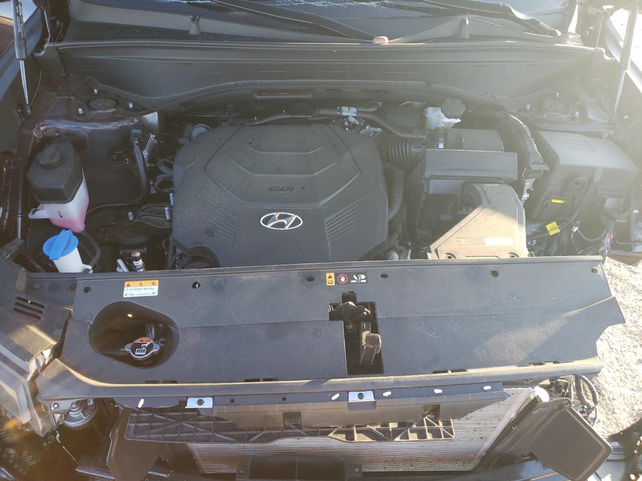 2024 Hyundai Palisade VIN KM8R4DGE9RU657949 Copart auction photo, all over damage thumbnail 14